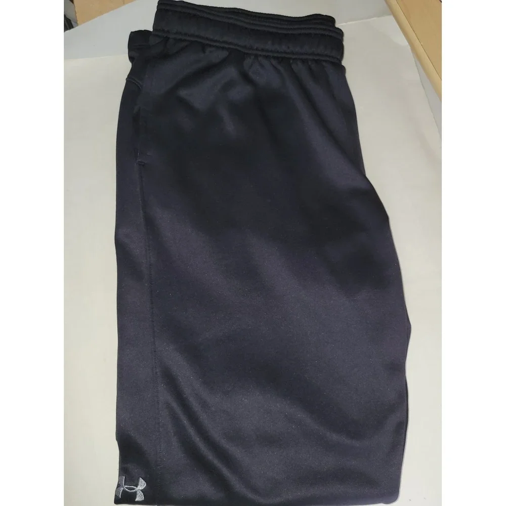 Under Armour Double Threat Fleece Activewear Pants Women's Size XL Black 1295299
